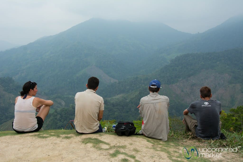  Lost City Trek, Colombia - water break with a view.