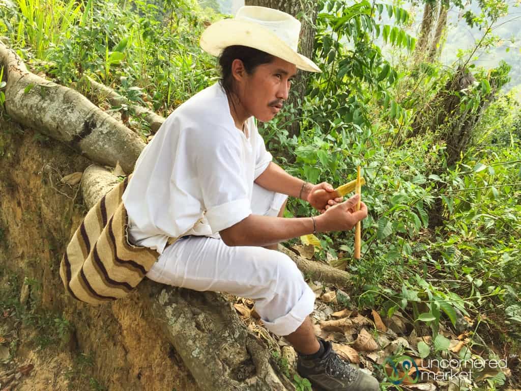 Our indigenous Wiwa guide during the Lost City Trek, Colombia