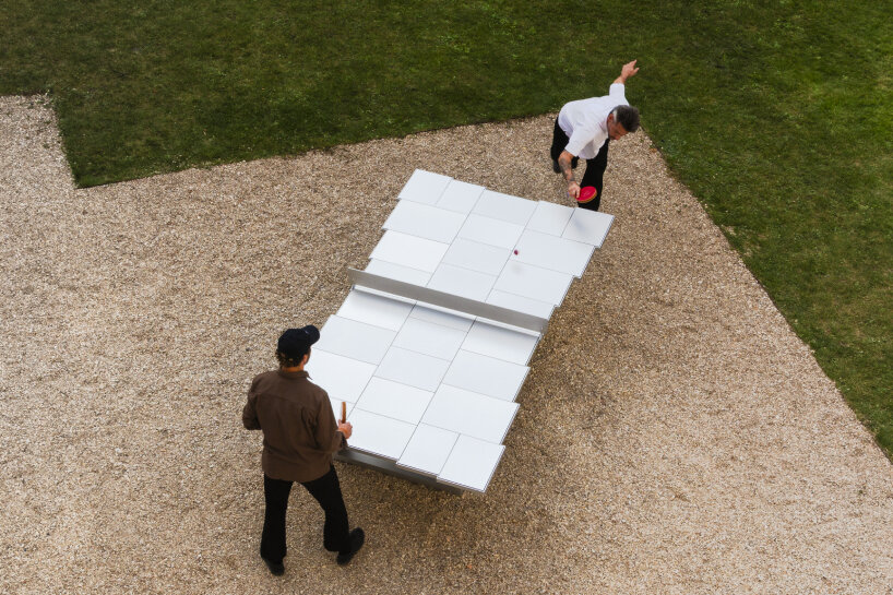 aluminum ping-pong table
