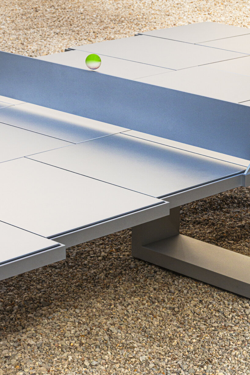 aluminum ping-pong table