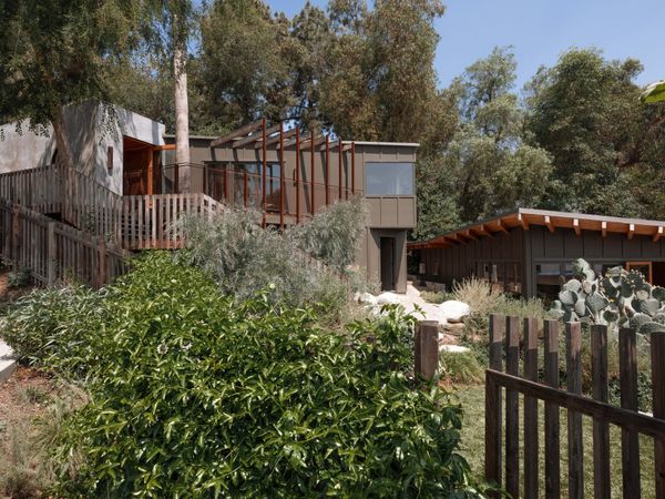 Besides expanding the main house, the renovation also added an ADU, which was converted from an existing carport. "Linda was clear from the beginning that she didn't want to imitate the original home,