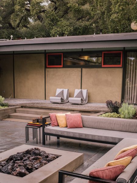 Fung + Blatt Architects updated a San Marino midcentury home originally designed by Calvin Straub. Besides renovating the main house, pictured here, the designers added a series of additional pavilions in the landscape.