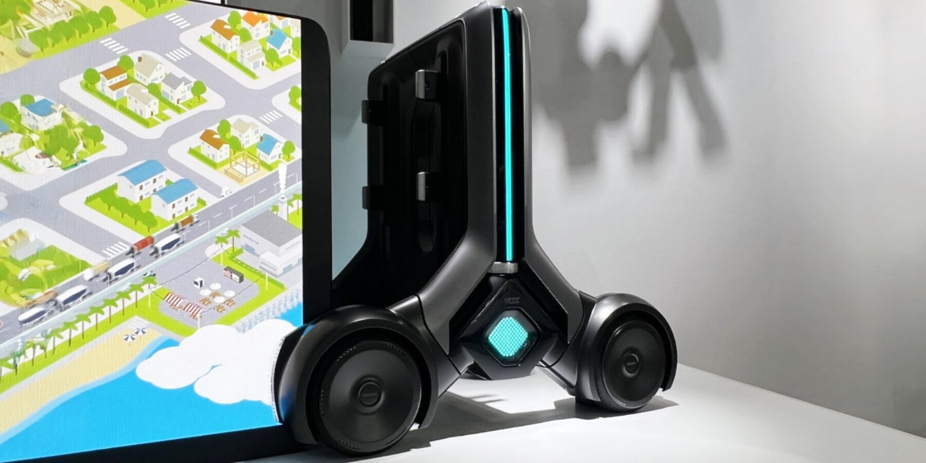 modular-delivery-truck-expand-shrink-remove-body-wheels-cargo-isuzu-UD-japan-mobility-show-2025-designboom-ban