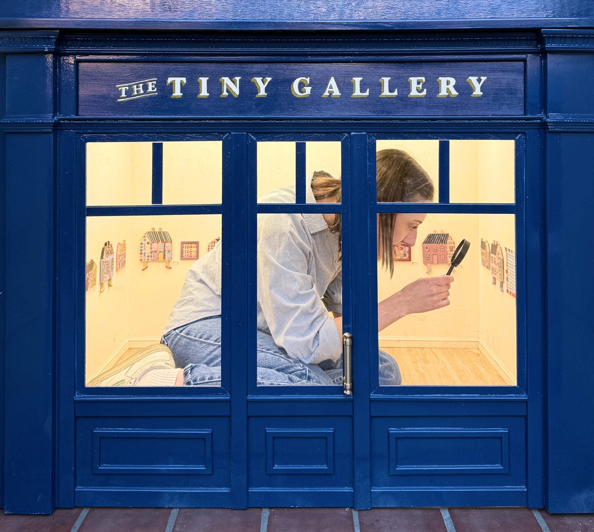 Tiny Art Show Repurposes a Disused Stairwell into a 1:6-Scale Gallery