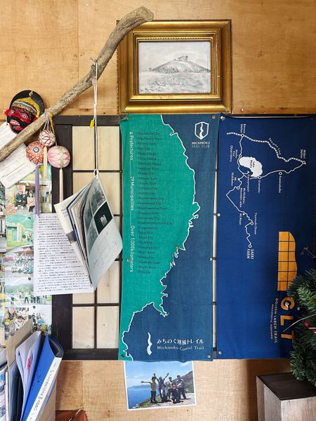 Waichi’s museum sits along the Michinoku Coastal Trail, which brings a regular stream of visitors to the musuem.