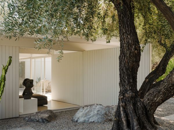 The property is listed on the national register of historic places and is designated a Palm Springs Historic Resource.